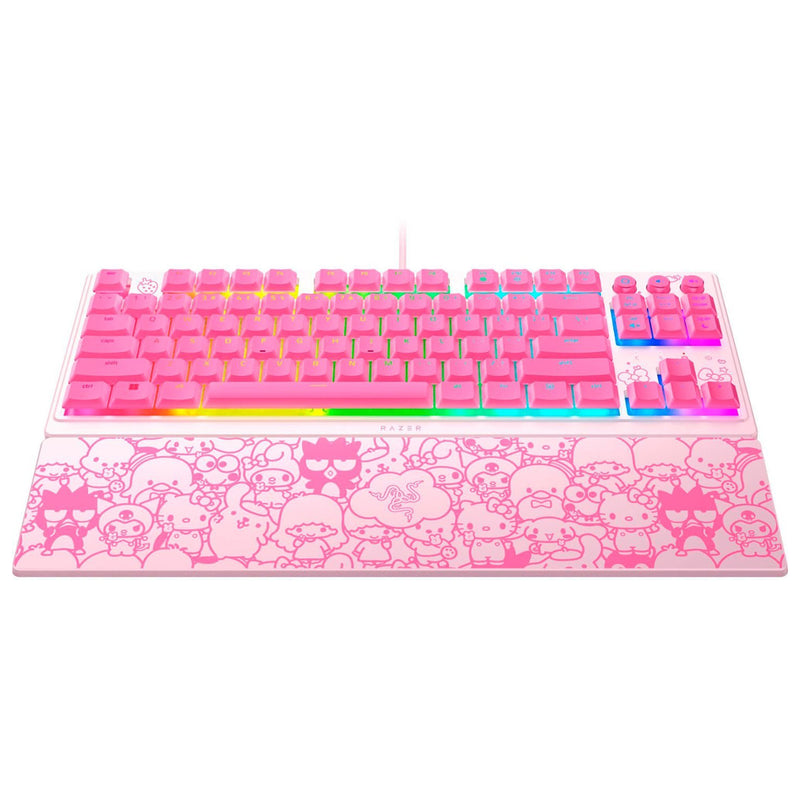 Razer Ornata V3 Tenkeyless Compact Low Profile Gaming Keyboard Hello Kitty and Friends Ed. (Pink)