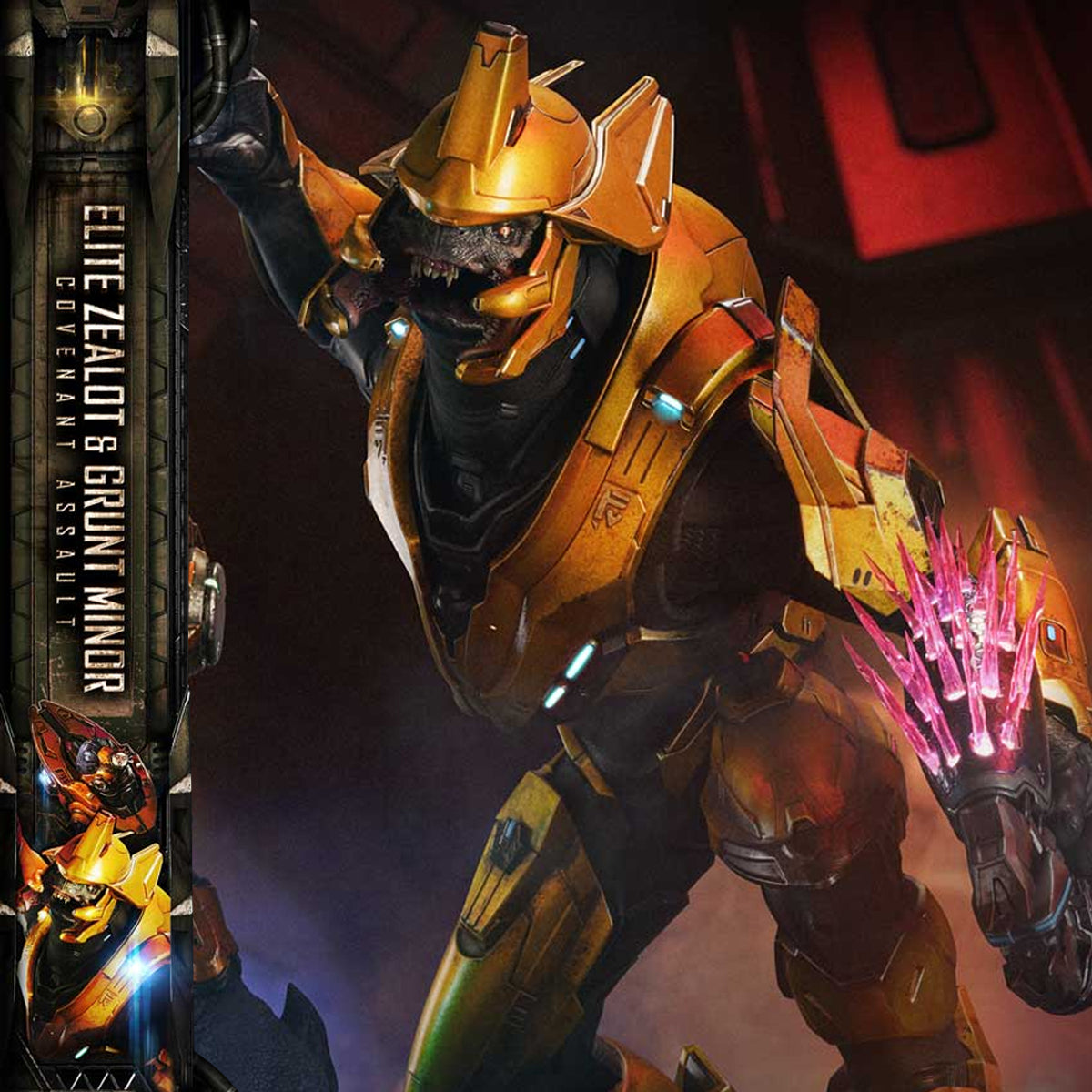 Ultimate Premium Masterline Halo: Campaign Evolved Elite Zealot & Grunt Minor: Covenant Assault