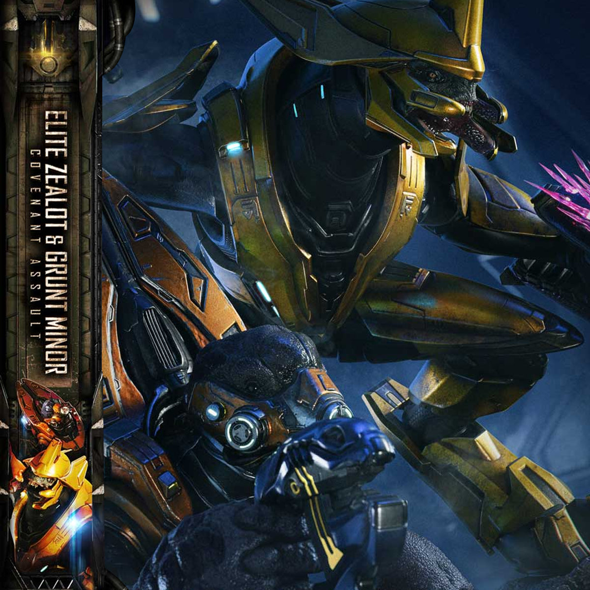 Ultimate Premium Masterline Halo: Campaign Evolved Elite Zealot & Grunt Minor: Covenant Assault