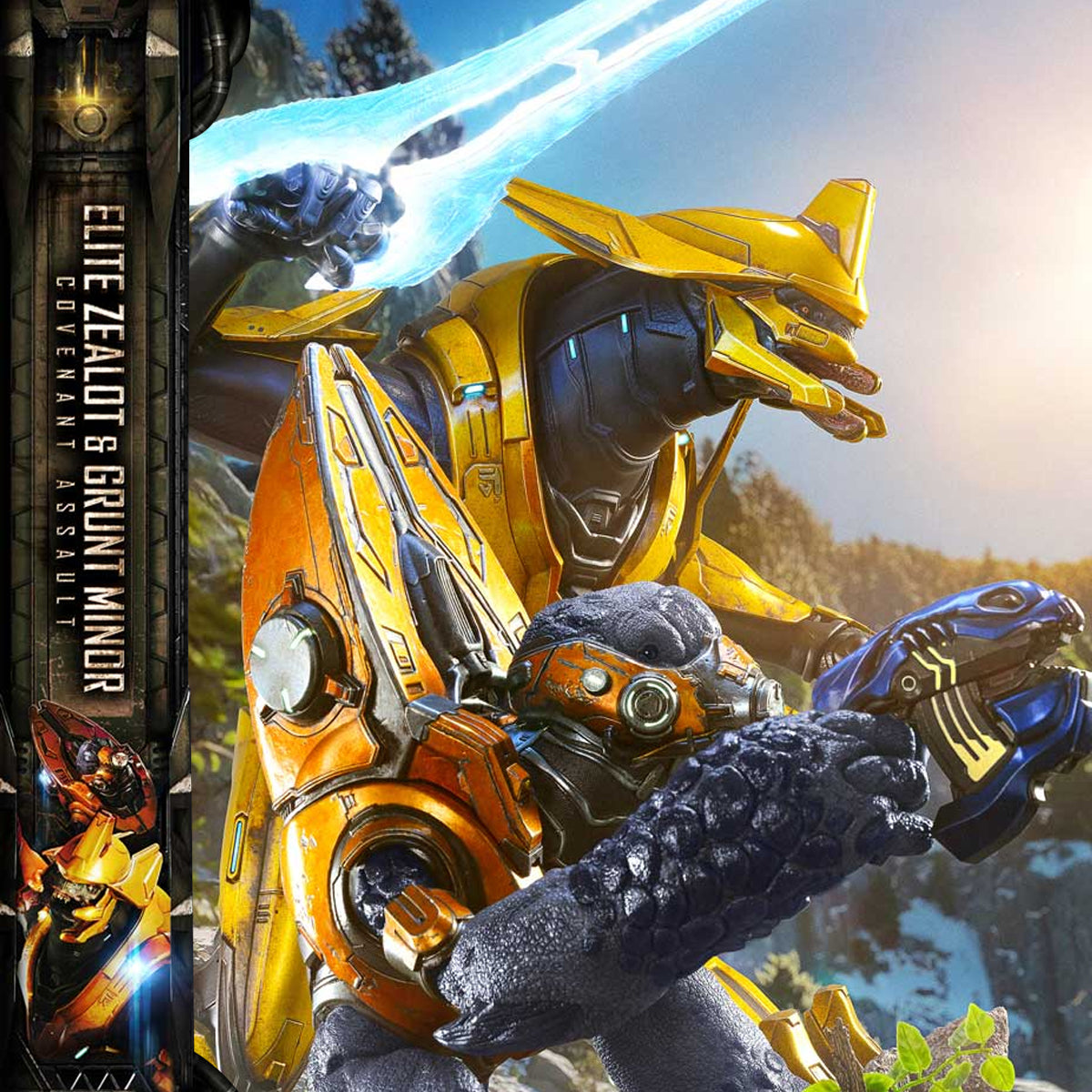 Ultimate Premium Masterline Halo: Campaign Evolved Elite Zealot & Grunt Minor: Covenant Assault