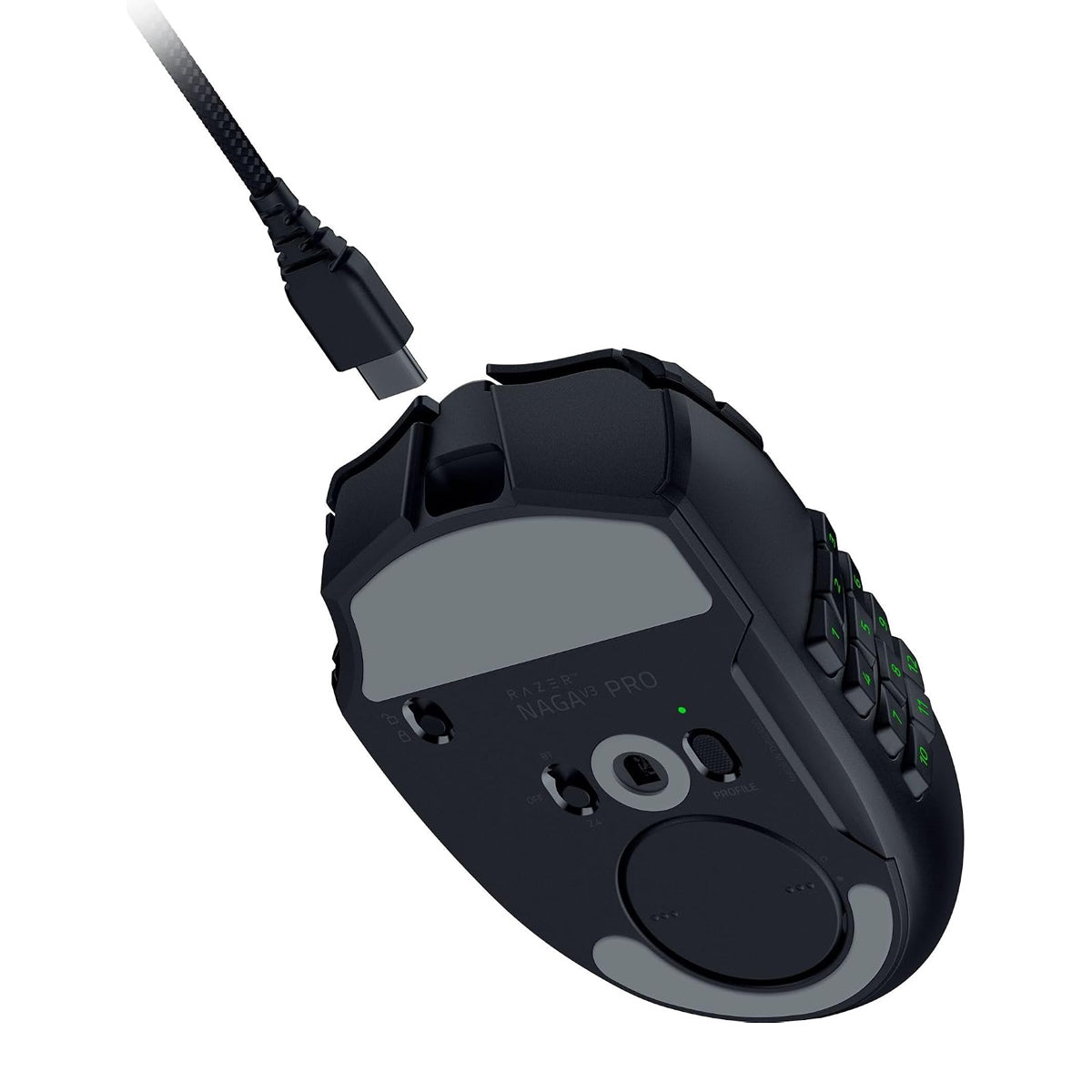 Razer Naga V3 Pro MMO Wireless Gaming Mouse (Black)