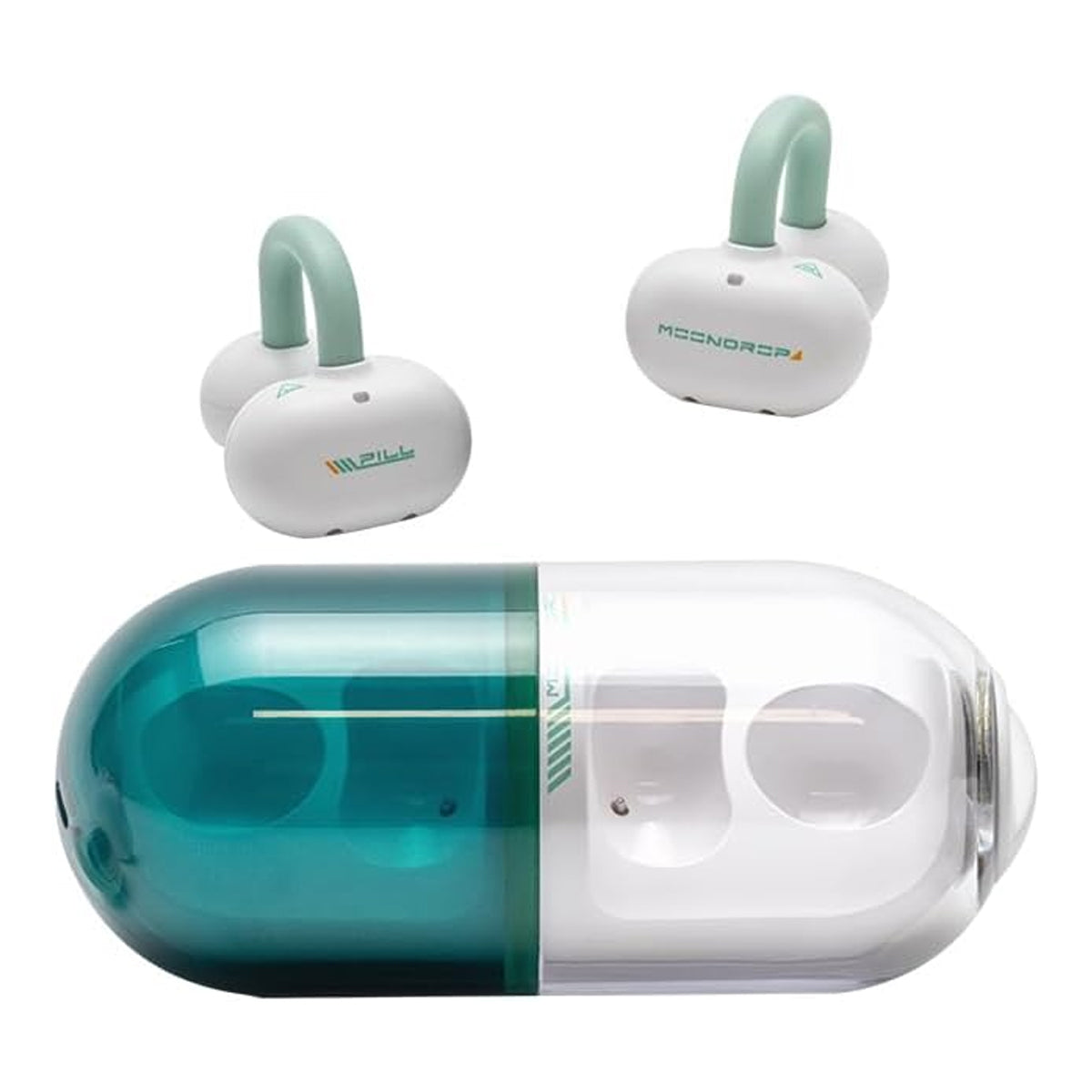 Moondrop Pill Open Ear Clip AI ENC HiFi Sound IPX4 OWS Ear-clip Earbuds