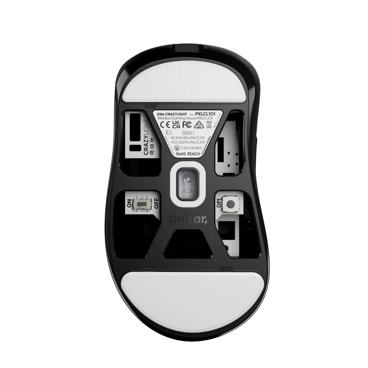 Pulsar Xlite CrazyLight 8K Polling Rate eSports Gaming Mouse Size 2