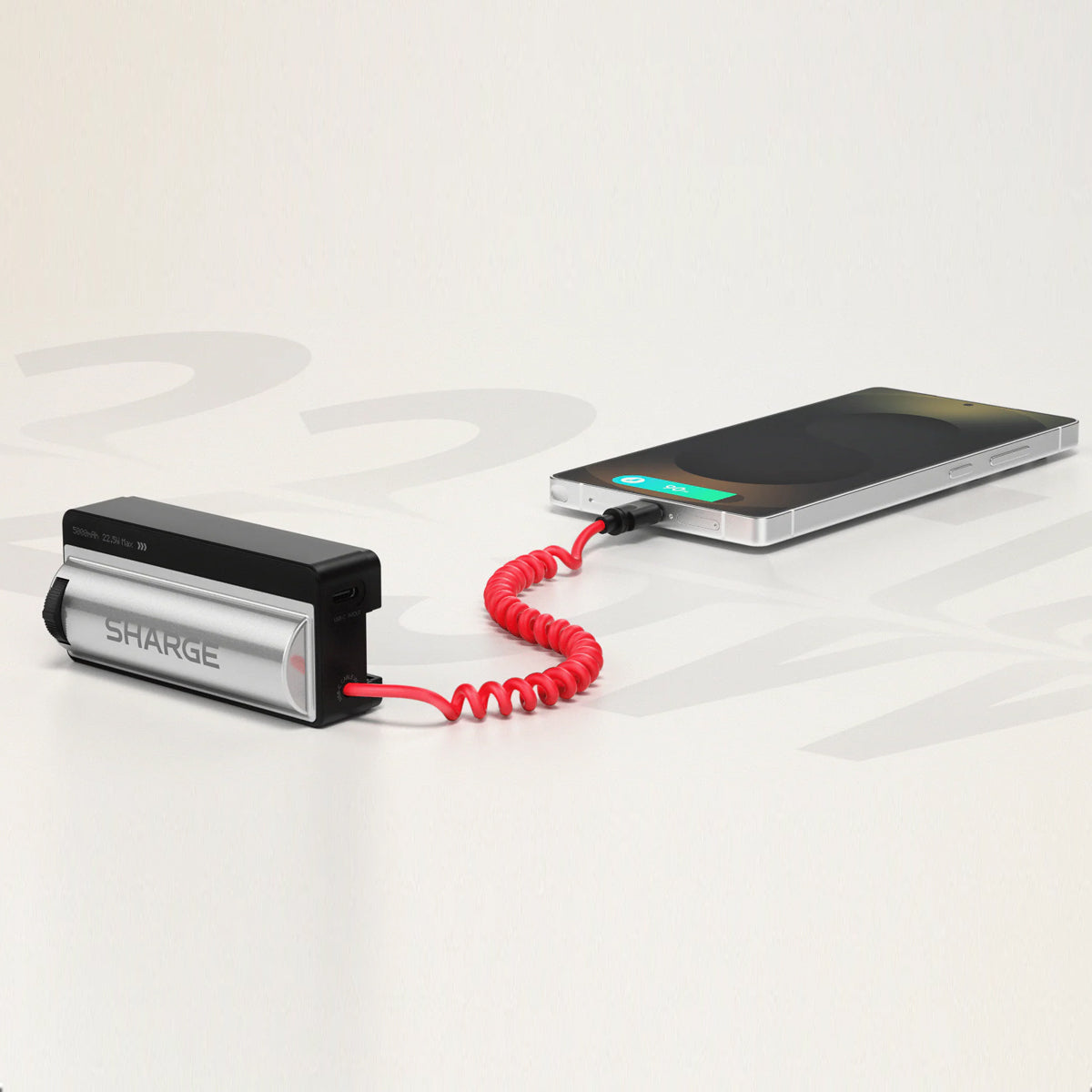 Sharge Grip Power Bank 5000mAh 22.5W Max (Black) (P1)