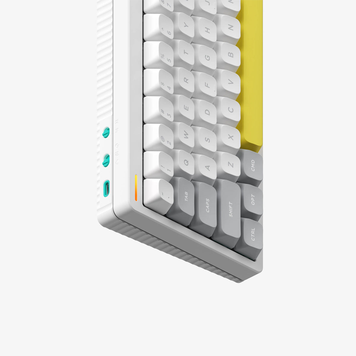 NuPhy Halo75 V2-IO High-Profile Wireless Mechanical Keyboard - Ionic White (Blush Switch)