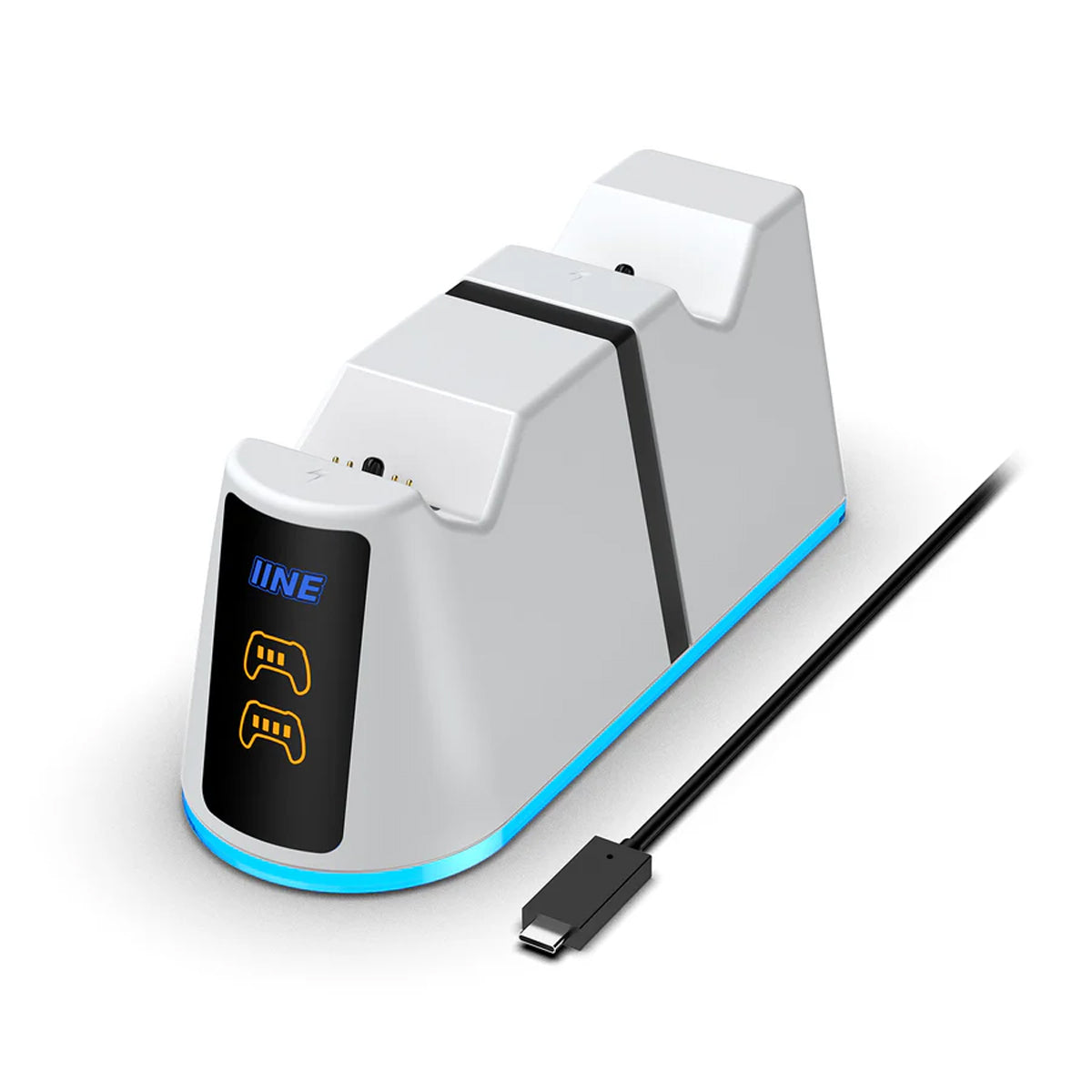 IINE Charging Dock for PS5 Controller (White) (L1052)