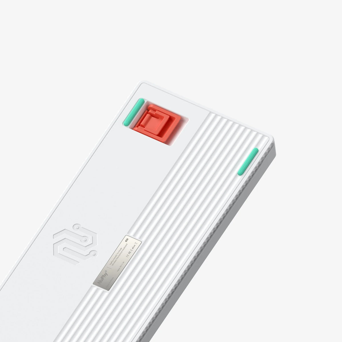 NuPhy Halo75 V2-IO High-Profile Wireless Mechanical Keyboard - Ionic White (Blush Switch)