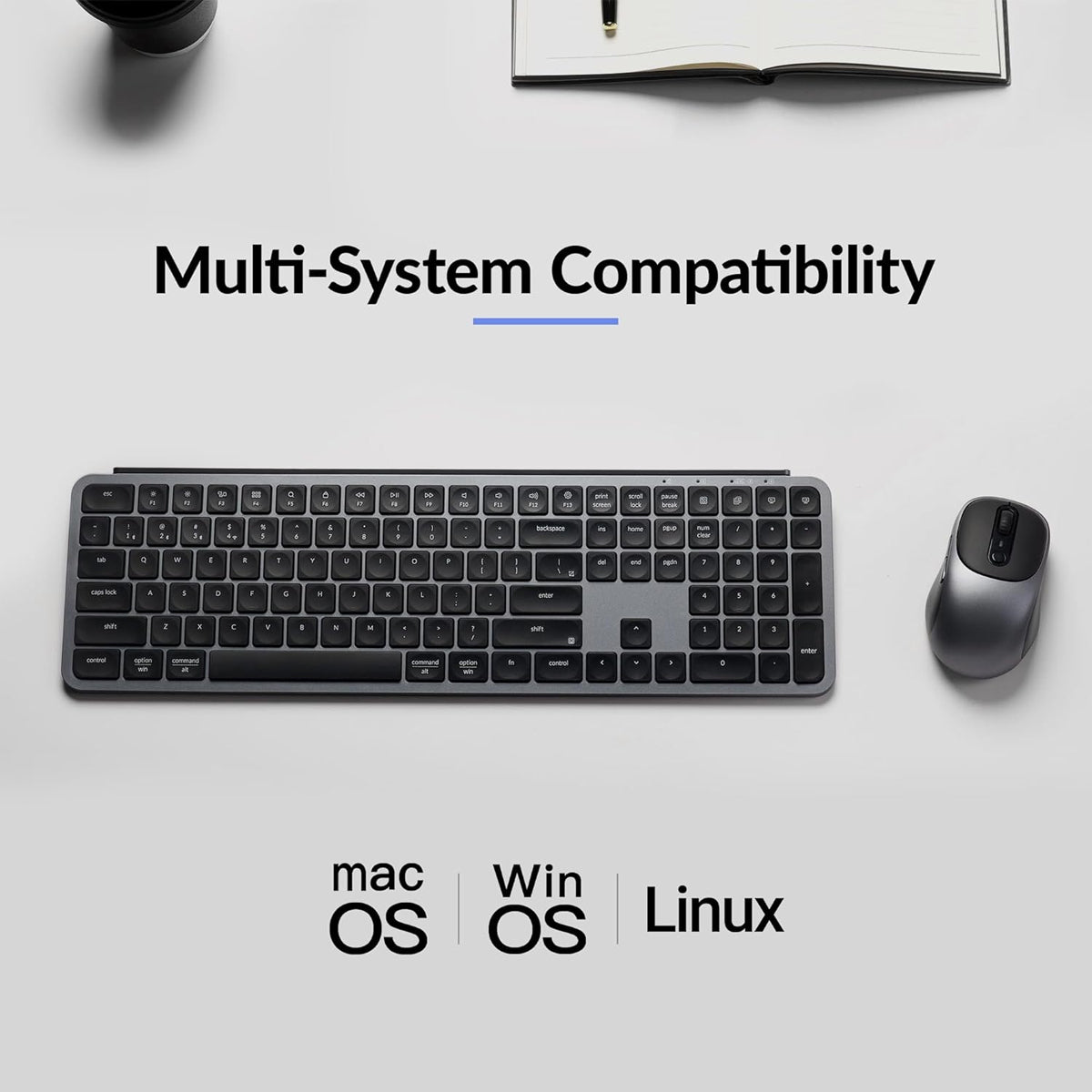 Keychron B6 Pro Full-Size Keyboard and BM24 Mouse Wireless Combo (KCBD4)