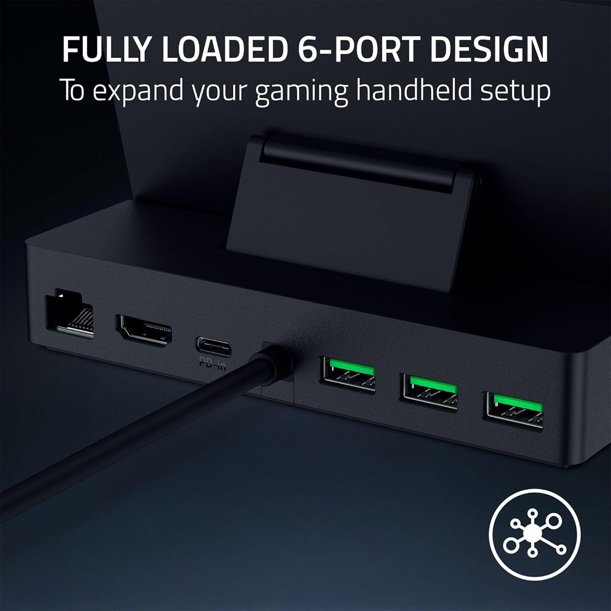 Razer Handheld Dock Chroma - USB Type-C 6-in-1 Docking Station