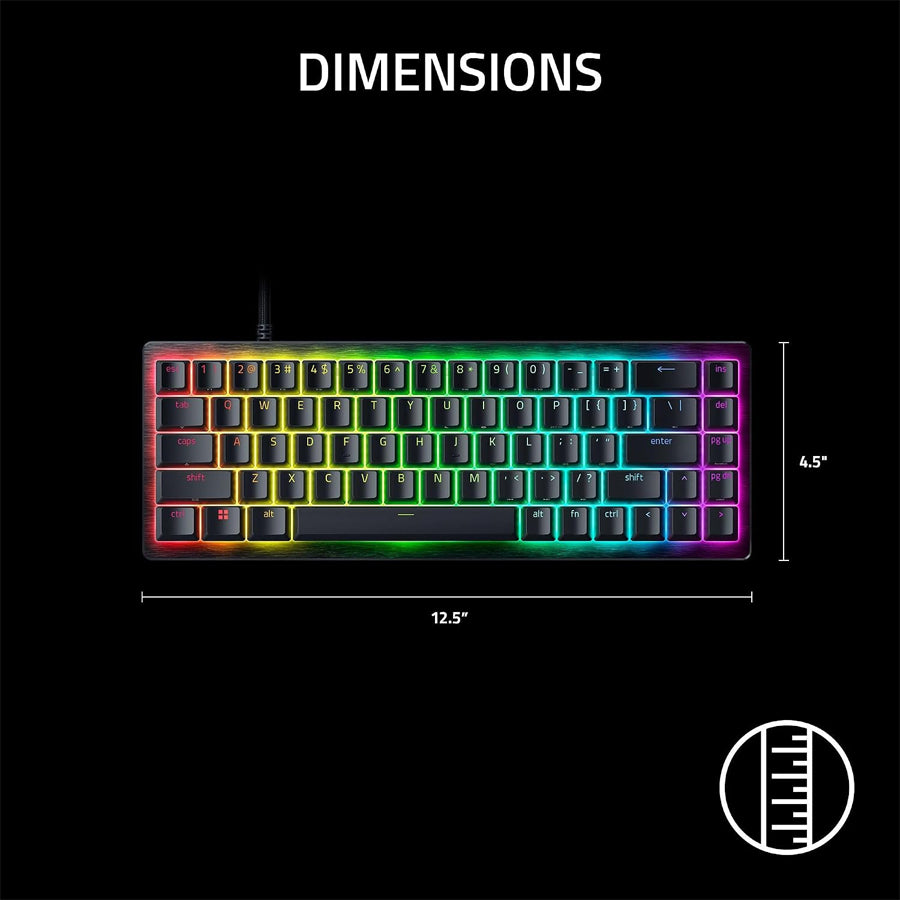 Razer Huntsman V3 HE Magnetic Mini 65% 8KHz - Hall Effect Magnetic Esports Keyboard