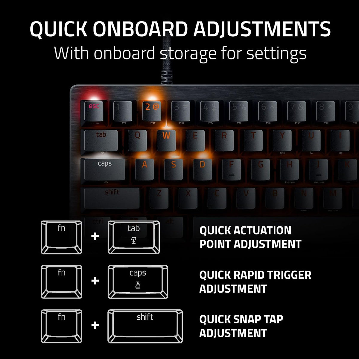 Razer Huntsman V3 Pro Mini 8KHz 60% Analog Optical Esports Keyboard