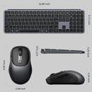 Keychron B6 Pro Full-Size Keyboard and BM24 Mouse Wireless Combo (KCBD4)