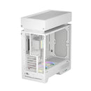 DeepCool CL6600 ATX PC Case with 360mm ARGB Liquid Cooler (Black, White)