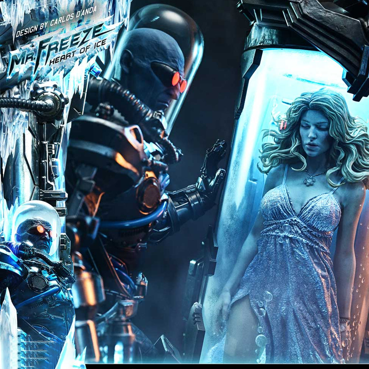 Real Elite Masterline Batman (Comics) Mr. Freeze Heart of Ice (Design by Carlos D'Anda) (REMDC-05)
