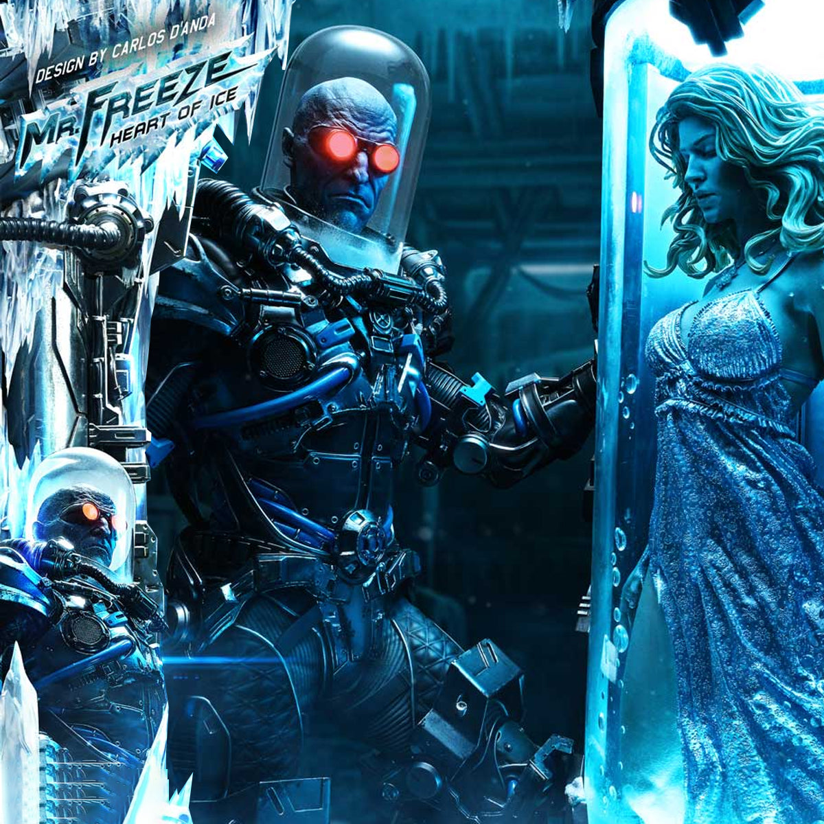 Real Elite Masterline Batman (Comics) Mr. Freeze Heart of Ice (Design by Carlos D'Anda) (REMDC-05)