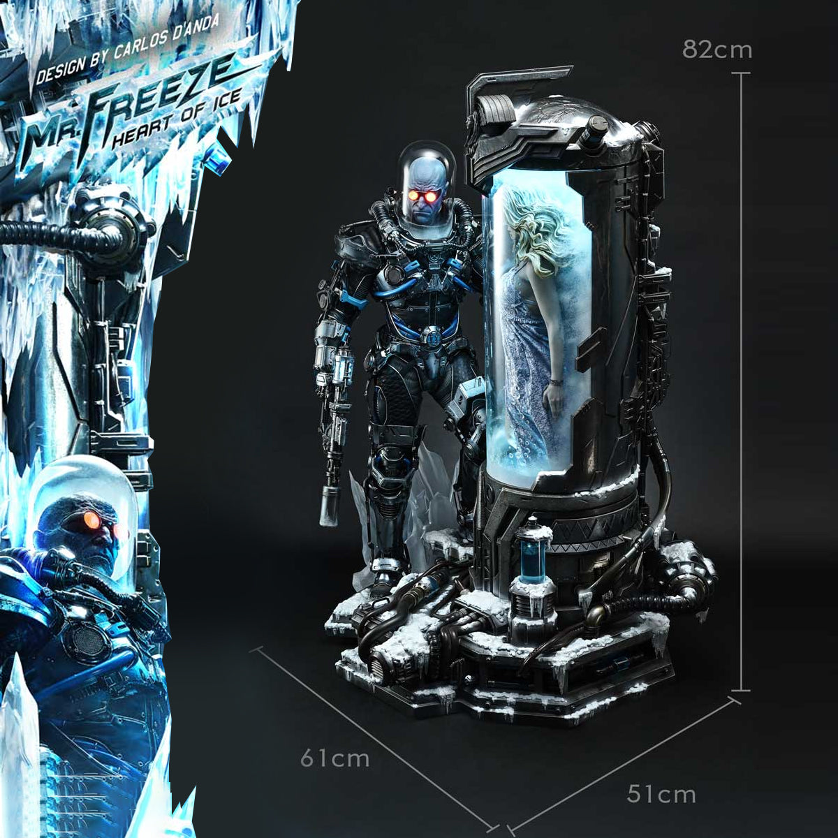 Real Elite Masterline Batman (Comics) Mr. Freeze Heart of Ice (Design by Carlos D'Anda) (REMDC-05)