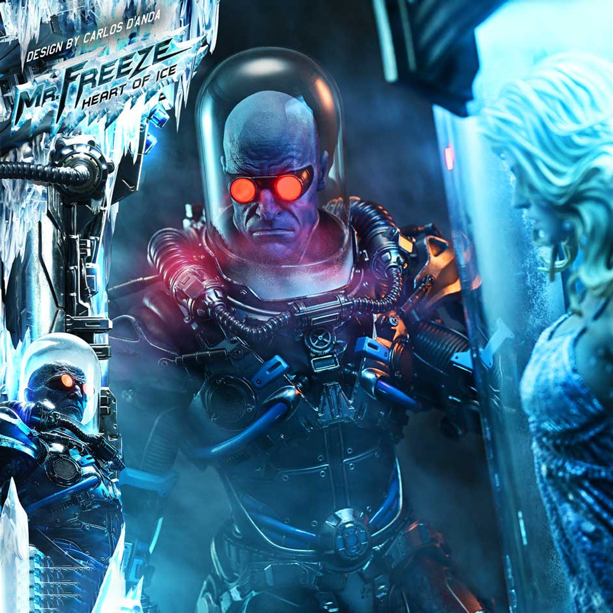 Real Elite Masterline Batman (Comics) Mr. Freeze Heart of Ice (Design by Carlos D'Anda) (REMDC-05)