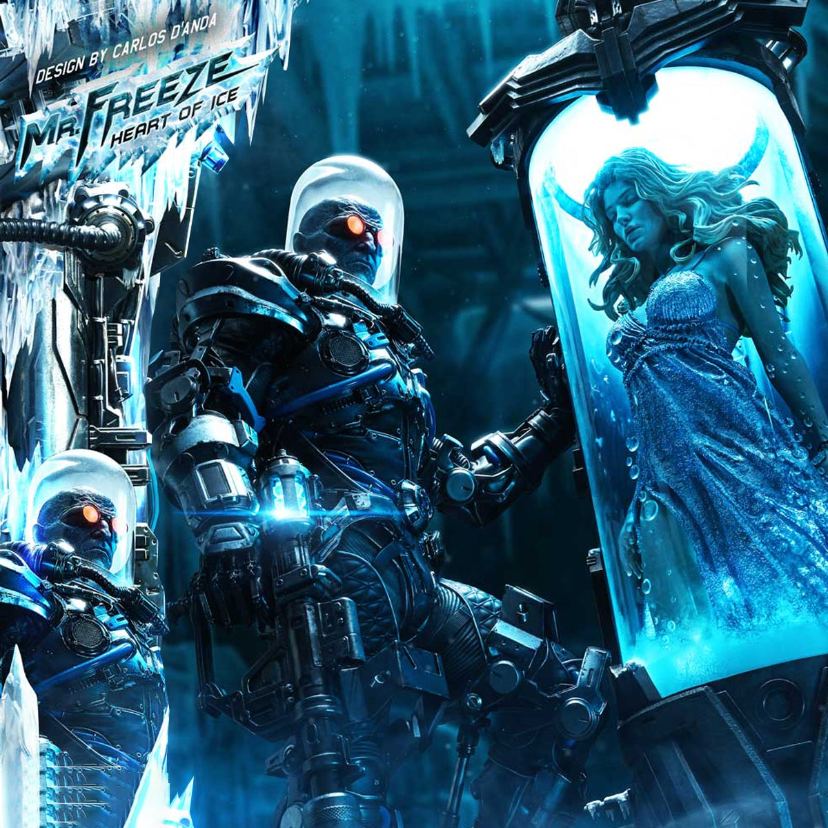 Real Elite Masterline Batman (Comics) Mr. Freeze Heart of Ice (Design by Carlos D'Anda) (REMDC-05)