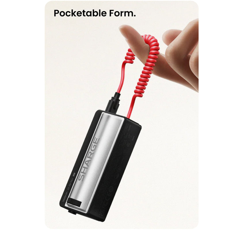 Sharge Grip Power Bank 5000mAh 22.5W Max (Black) (P1)