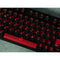 Keychron Lemokey X5 QMK Red Backlight 96% Wired Mechanical Gaming Keyboard 