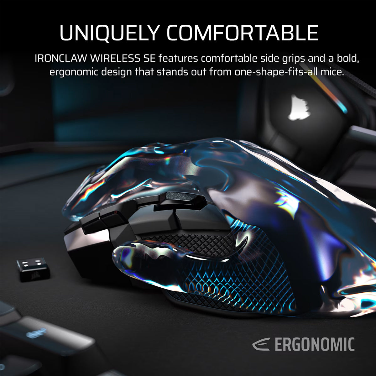 Corsair IRONCLAW Wireless SE Gaming Mouse (Black) (CH-9317110-WW)