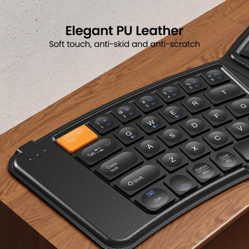 ProtoArc XKM03 Foldable Multi-Device Bluetooth Keyboard and Mouse Combo