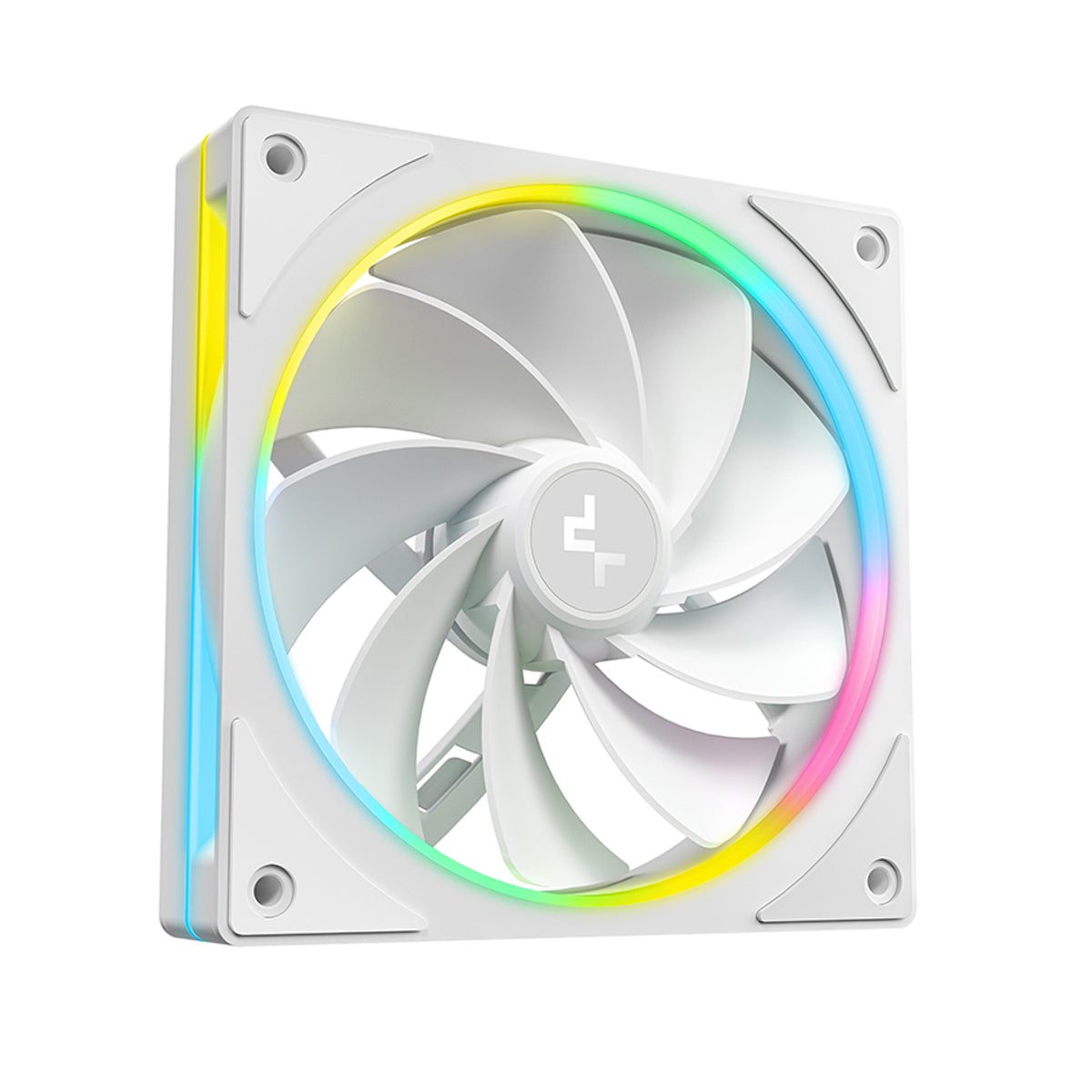 DeepCool CL6600 ATX PC Case with 360mm ARGB Liquid Cooler (Black, White)
