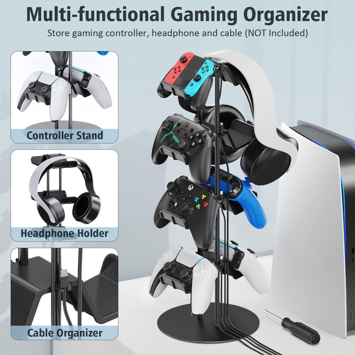 Kytok Multiple Controller Desk Stand for 8 Controllers (KT-515)