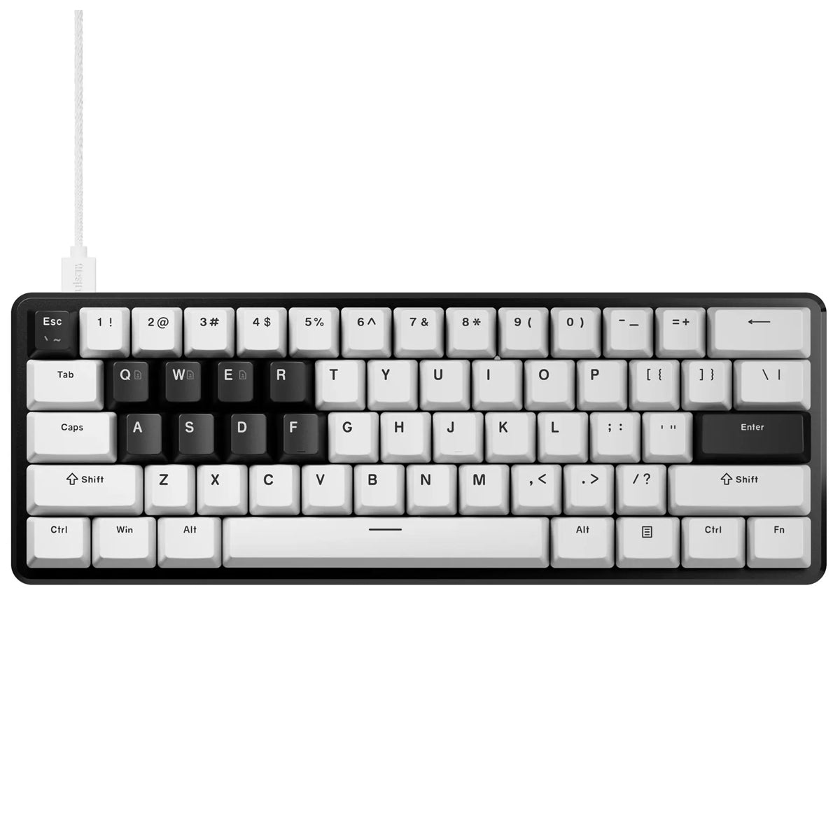 Pulsar PCMK 3 HE 60 ANSI Hall Effect Magnetic Gaming Keyboard (White) (PCMK3HE601W)