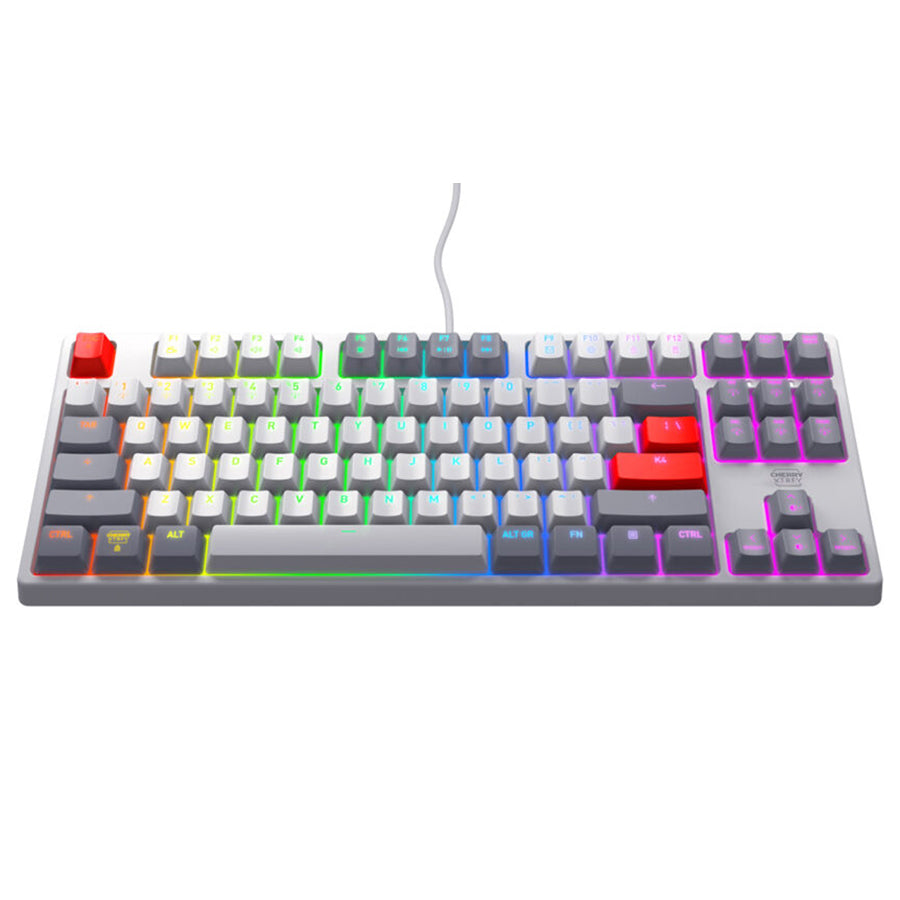 Cherry XTRFY K4V2 RGB TKL Mechanical Gaming Keyboard (Grey)