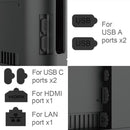 Ipega 6 in 1 Silicone Dust-proof Cover and Plugs for Nintendo Switch 2 (Black) (PG-SW2120)