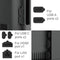 Ipega 6 in 1 Silicone Dust-proof Cover and Plugs for Nintendo Switch 2 (Black) (PG-SW2120)
