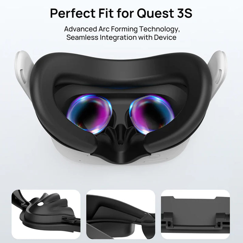 Transnovo RF3 VR Facial Interface for Meta Quest 3 (Black)