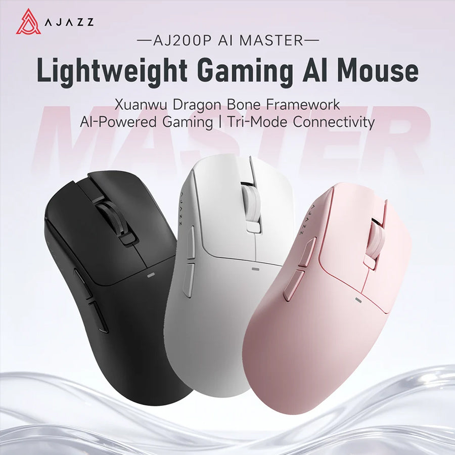 Ajazz AJ200P AI Master Tri-Mode Gaming Mouse