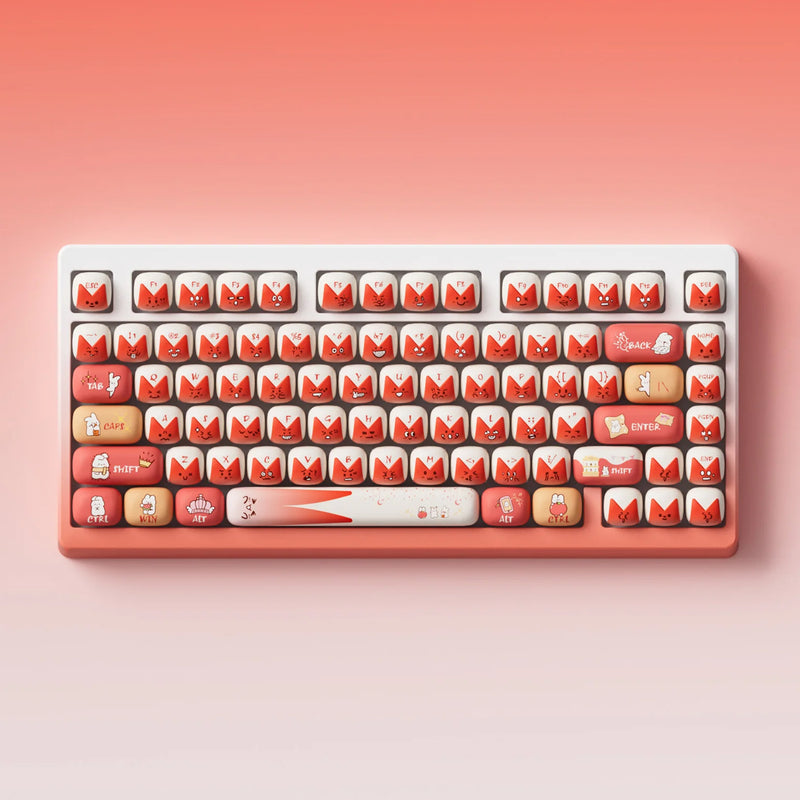 Akko Bunny Apple Keycap Set MOG Profile 137 Keys