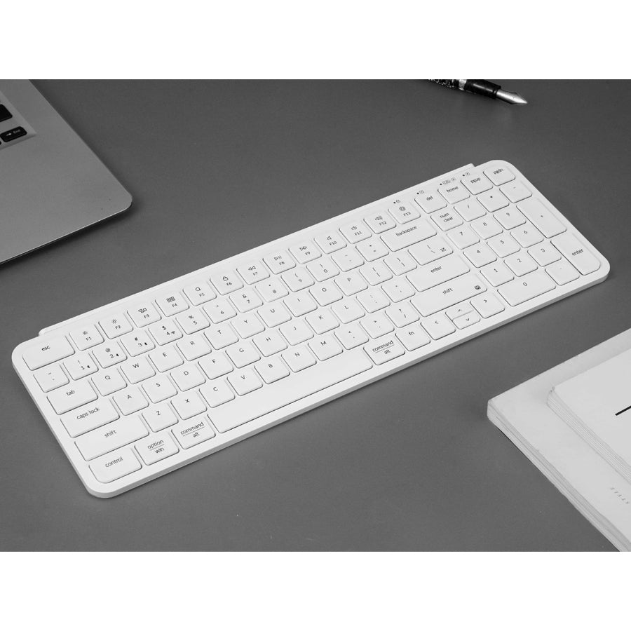 Keychron B2 Pro Ultra-Slim 2.4G 96% Wireless Keyboard (Ivory White) (B2P-K8)