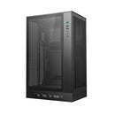 Deepcool CH270 Digital High Airflow Vertical M-ATX Compact Case with Data Screen (Black, White)
