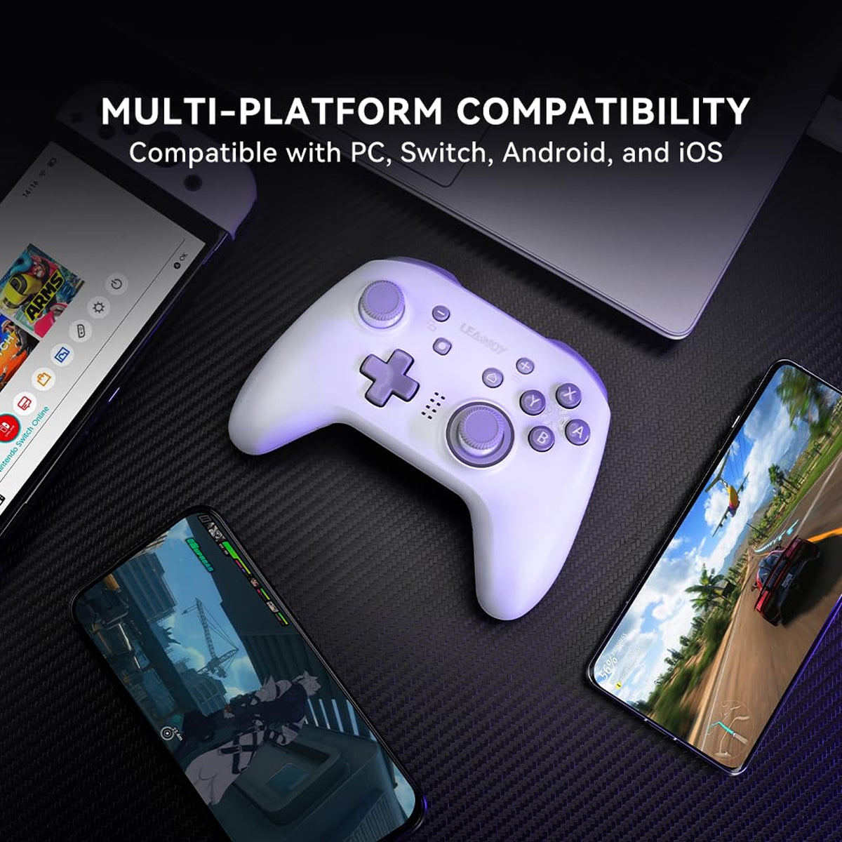 LeadJoy Z1 Lite Multi-Platform Wireless Game Controller for Switch/PC/Steam/iOS/Android