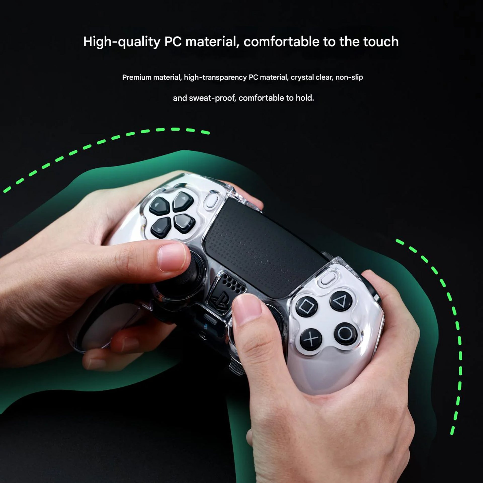 IINE PC Case for PS5 Dualsense Edge Controller (L1212)