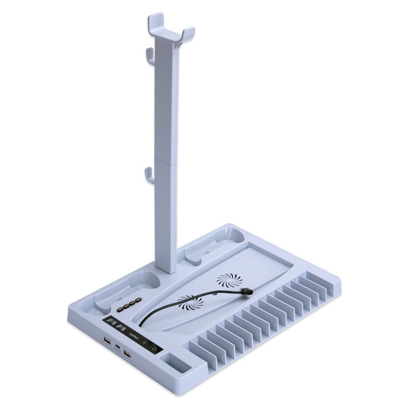 OIVO Multifunctional Cooling Stand for PS5 / PS5 Slim (White)