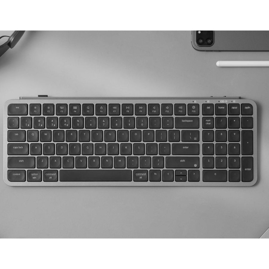 Keychron B2 Pro Ultra-Slim 2.4G 96% Wireless Keyboard (Space Grey) (B2P-K1)