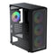 Ocypus Gamma C50 ARGB PC Case with ARGB Fans (Black)
