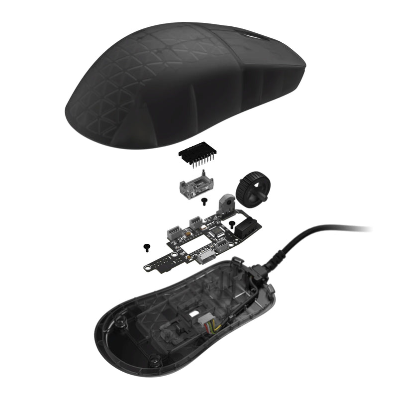 Endgame Gear OP1 8K V2 Wired Gaming Mouse (Dark Frost, White)