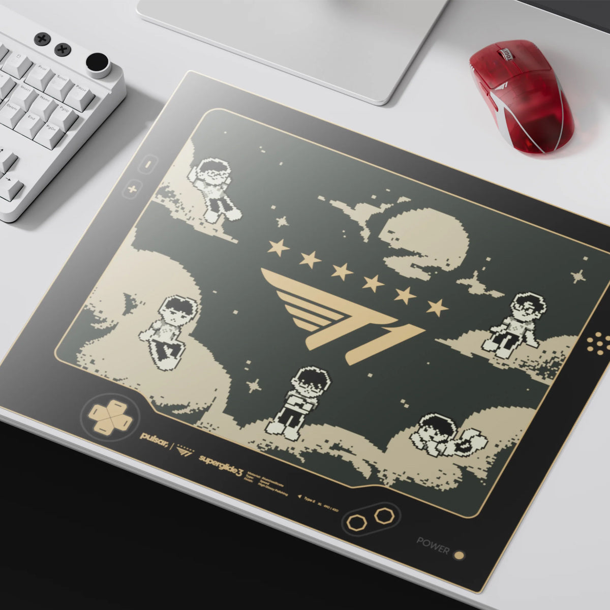 Pulsar Superglide3 Glass Mouse Pad T1 Edition Pixel Universe