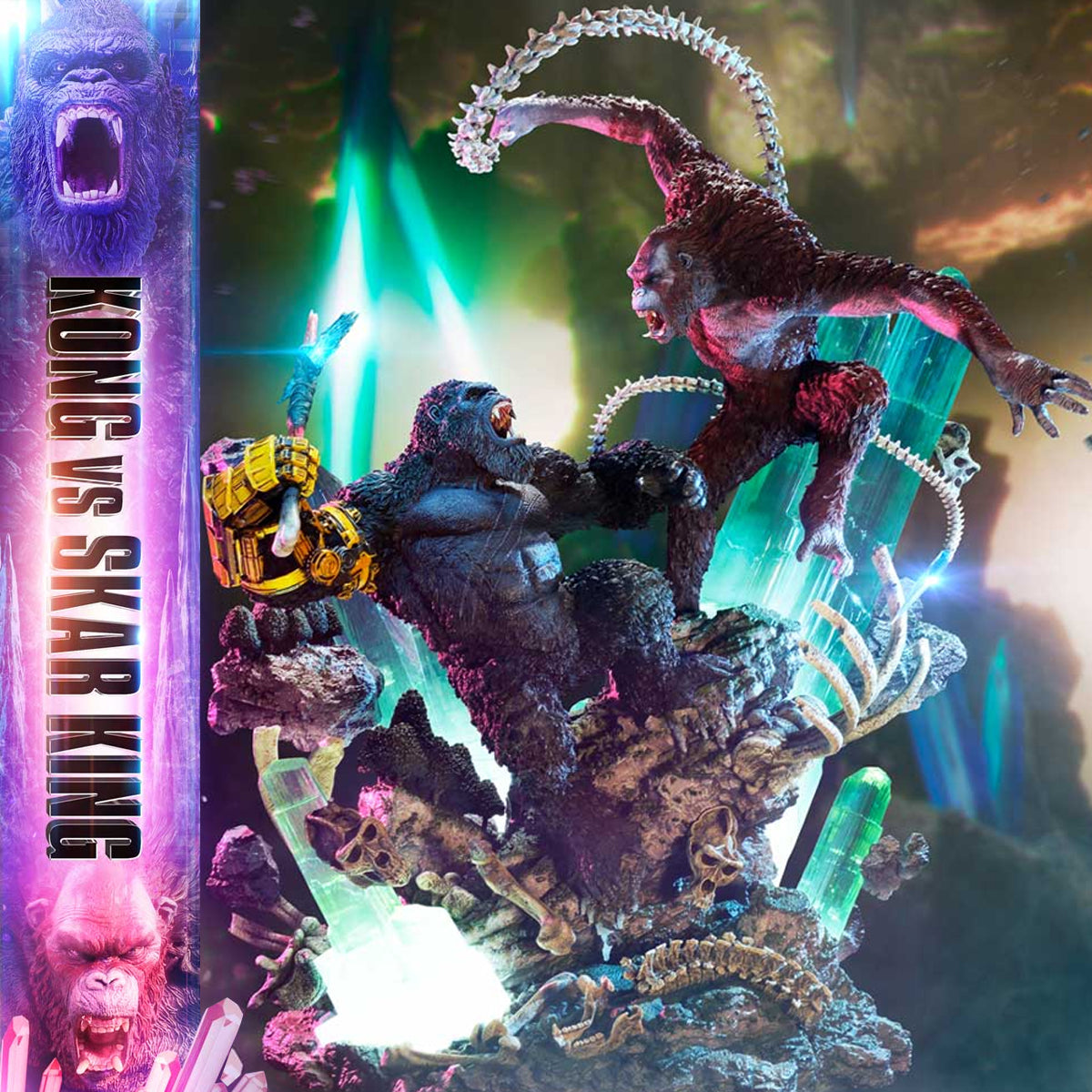 Ultimate Diorama Masterline Godzilla x Kong: The New Empire (Film) Kong vs. Skar King