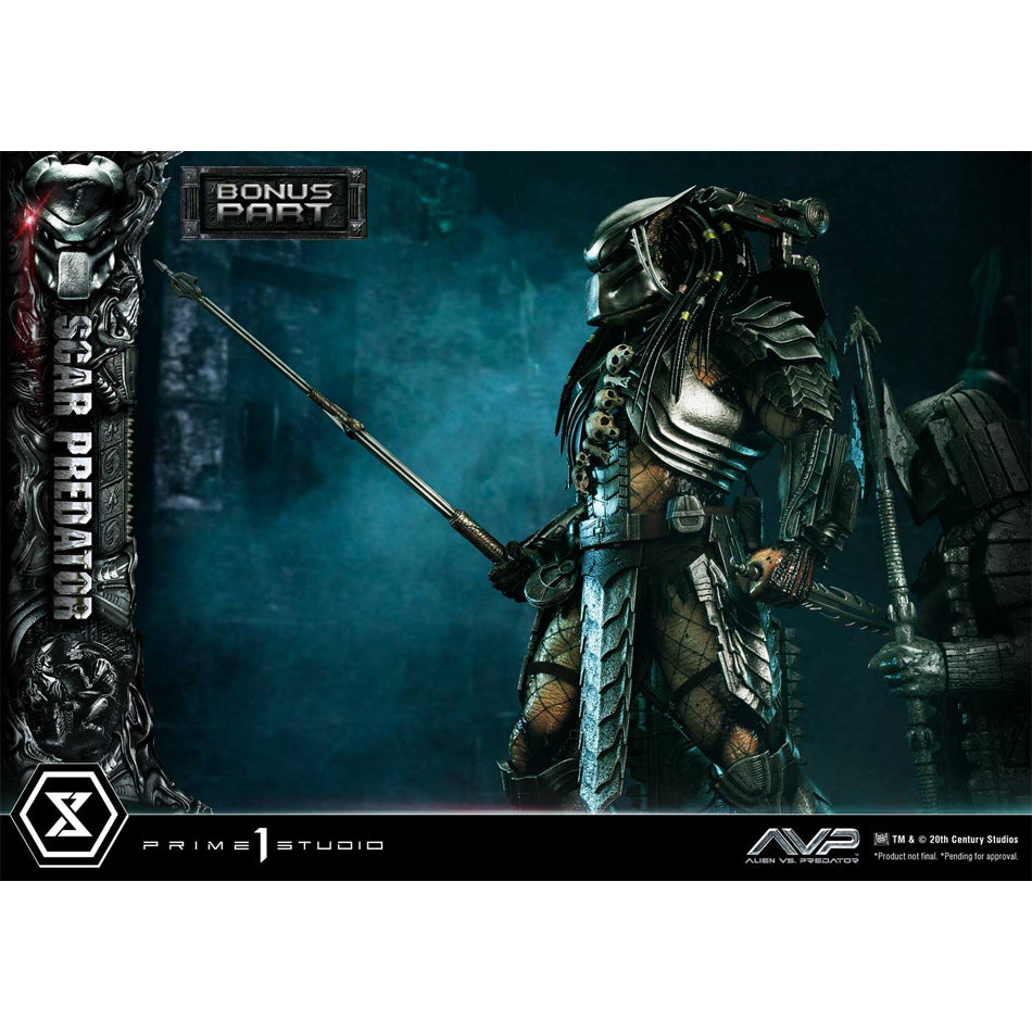 Prime 1 Studio Museum Masterline Alien vs. Predator (Film) Scar Predator DX Bonus Version (MMPR-04DXS)