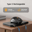 ProtoArc XKM03 Foldable Multi-Device Bluetooth Keyboard and Mouse Combo