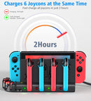KDD Controller Charging Station for Nintendo Switch (Black) (KDD-001)