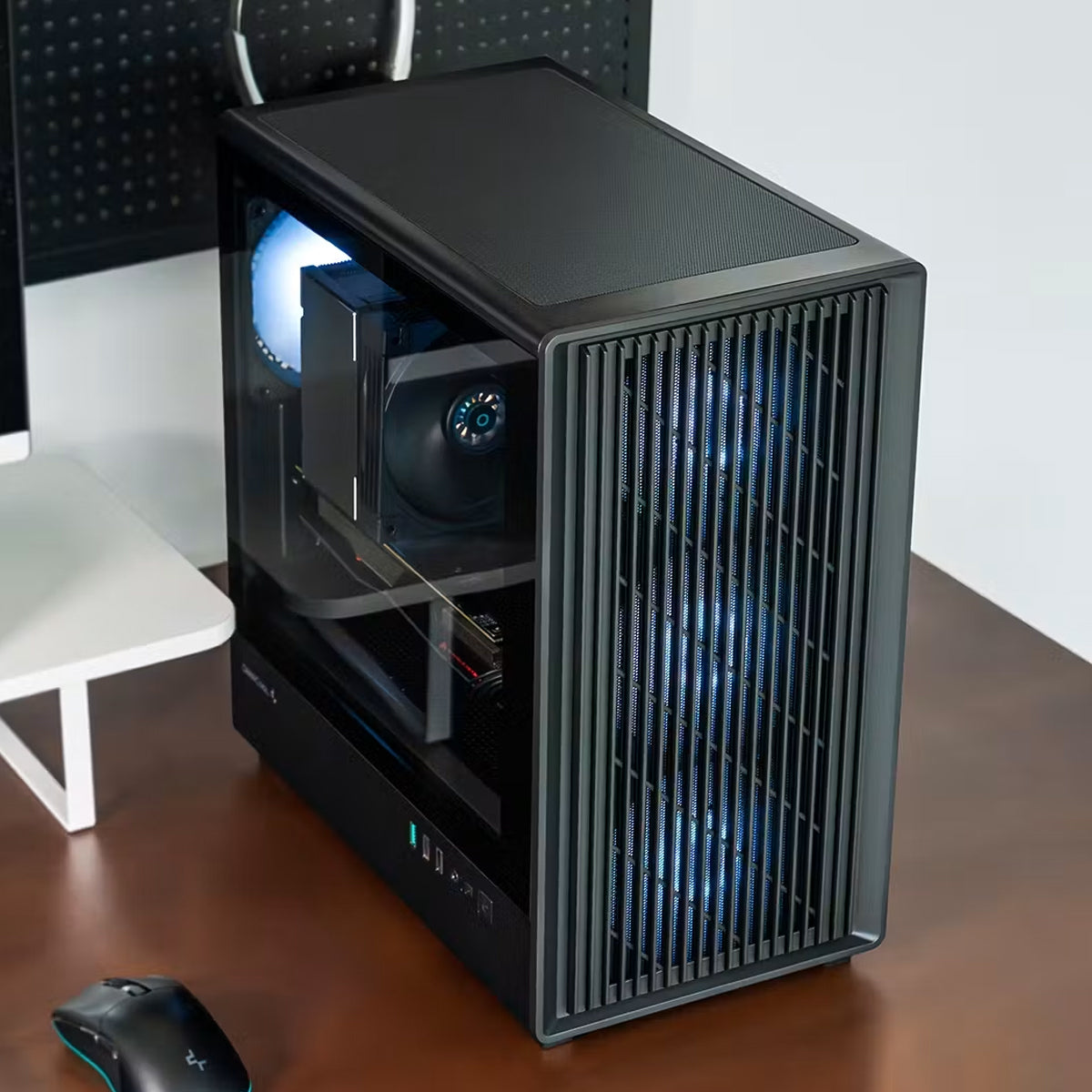 DeepCool CC350 4F Tempered Glass High-Airflow Micro-ATX / M-ATX PC Case