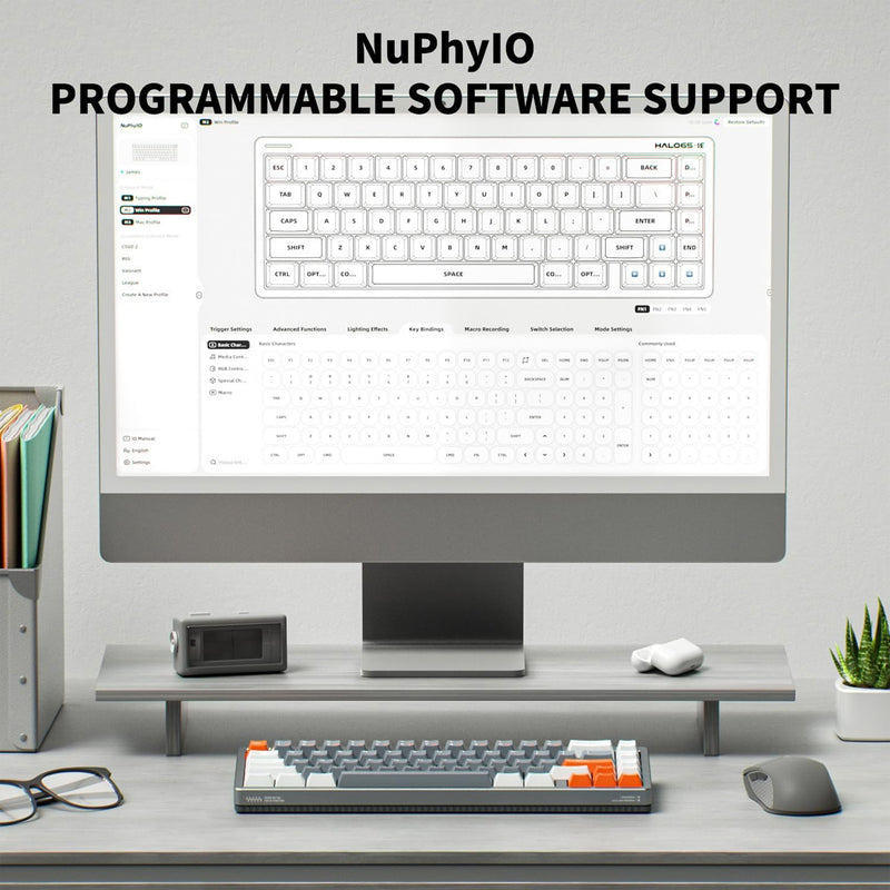 NuPhy Halo65 HE RGB 67-Key Magnetic Switch Gaming Keyboard